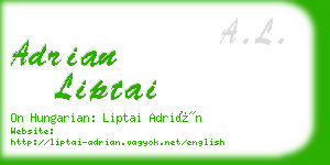 adrian liptai business card